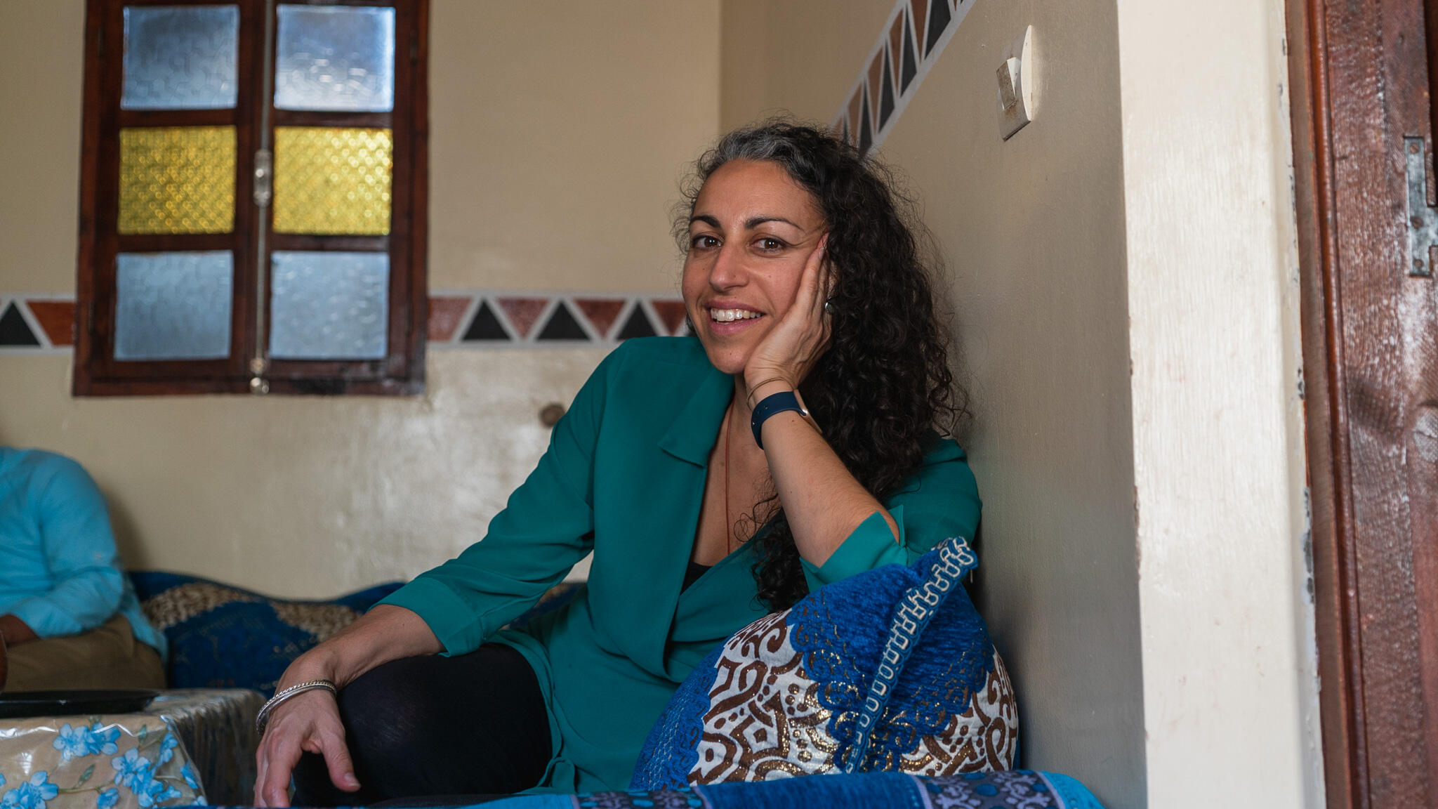 Visiting a village in the High Atlas Mountains, Morocco